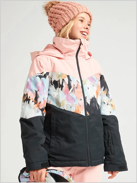 Roxy: Whist Girl Jacket - True Black Tenderness 2 Roxy: Whist Girl Jacket - True Black Tenderness - Image 2