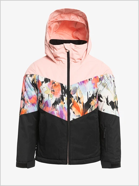 Roxy: Whist Girl Jacket - True Black Tenderness 4 Roxy: Whist Girl Jacket - True Black Tenderness - Image 4