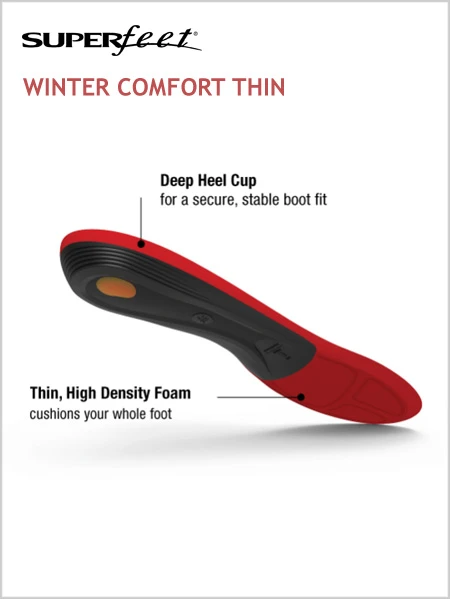 Superfeet: Superfeet Winter Comfort Thin Insole 4 Superfeet: Superfeet Winter Comfort Thin Insole - Image 4