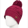 Roxy: Winter Pom Pom Beanie - Beet Red