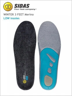Sidas: Winter 3 Feet Merino - LOW Insoles
