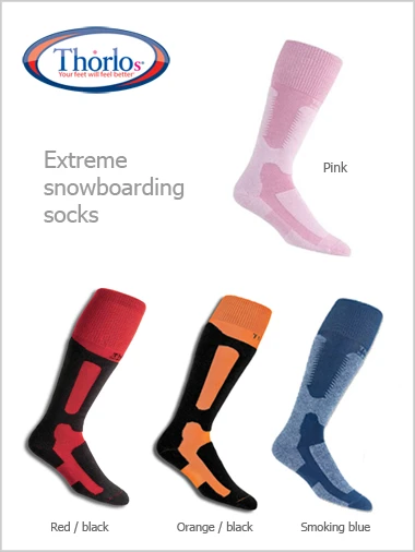 Thorlos - Socks: Thorlos Extreme Snowboarding Socks - Thin Cushion 1 Thorlos - Socks: Thorlos Extreme Snowboarding Socks - Thin Cushion