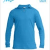 Manbi: Zip Polo Shirt - Electric Blue (only L Now Left)