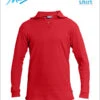 Manbi: Zip Polo Shirt - Red