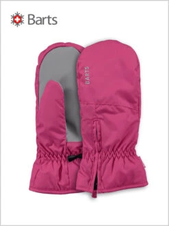 Barts: Child: Zipper Mitts - Fuchsia (ages 4-6)