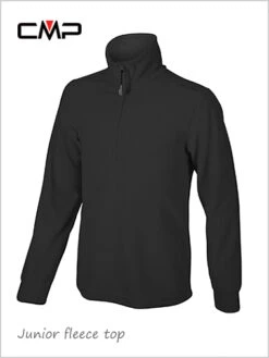 CMP: Child / Junior - Unisex Fleece Top - Black