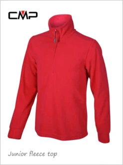 CMP: Child / Junior - Unisex Fleece Top - Red